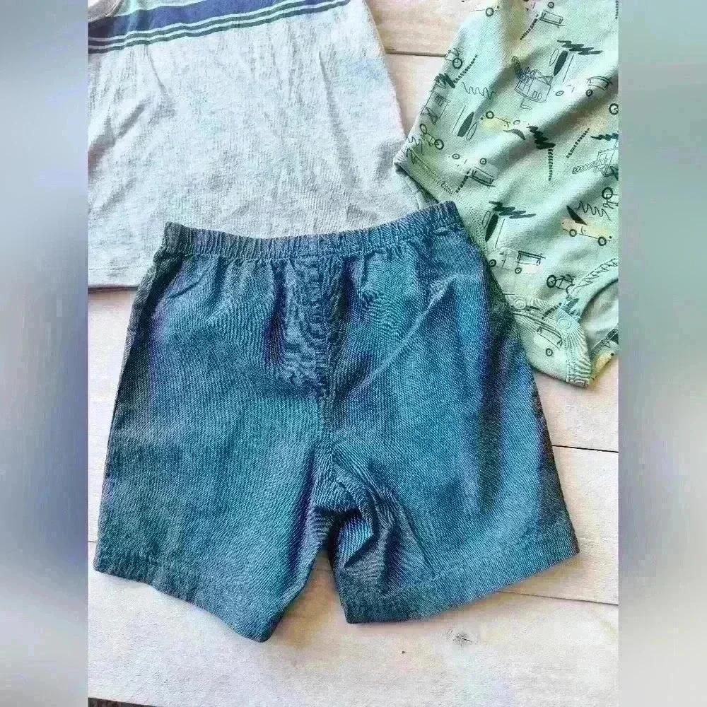Carter's Boys 3 Piece Surfer Shorts Set New Size 24 Months